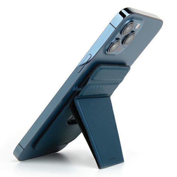Uniq Lyft mágneses telefonállvány felpattintható állvány és kártyatartó kék/kék
