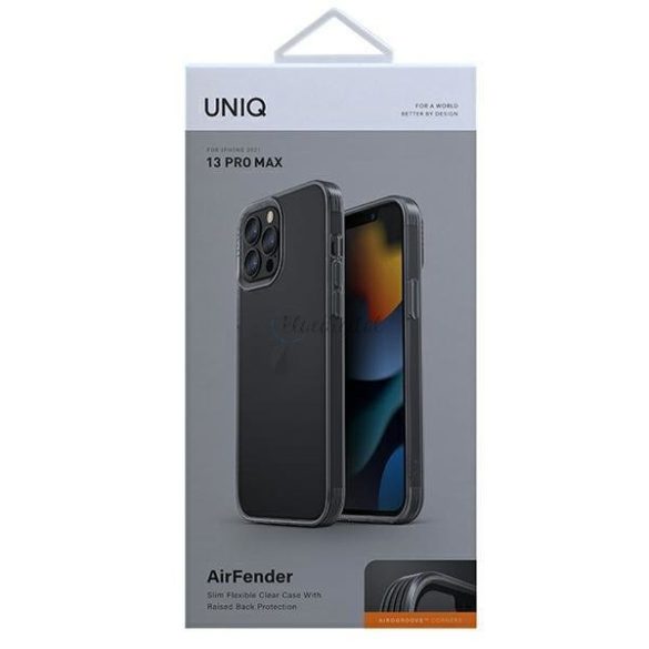 UniQ tok Air Fender iPhone 13 Pro max 6.7 "Szürke / füstölt szürke