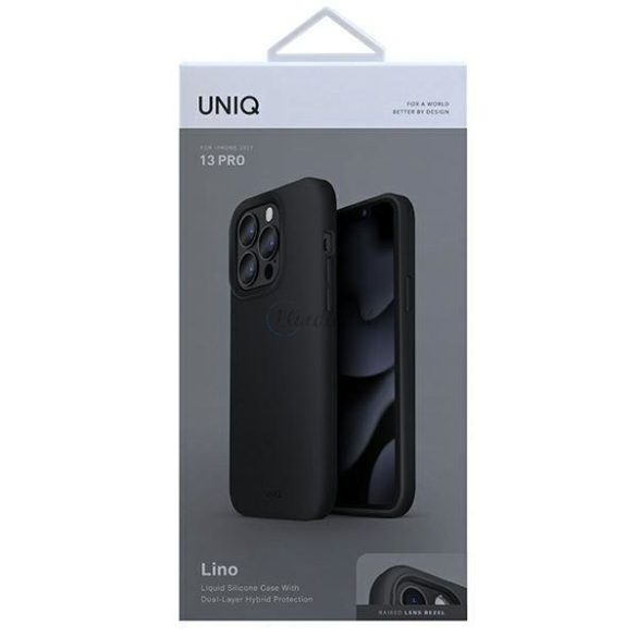 Uniq tok Lino iPhone 13 PRO / 13 6.1 "fekete / tinta fekete