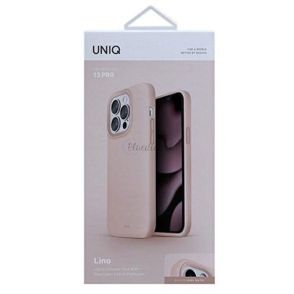 UniQ tok Lino iPhone 13 PRO / 13 6.1 "Rózsaszín / Blush Pink