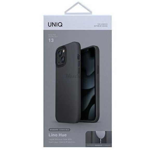 Uniq tok Lino Hue iPhone 13 6.1 "szürke magsafe