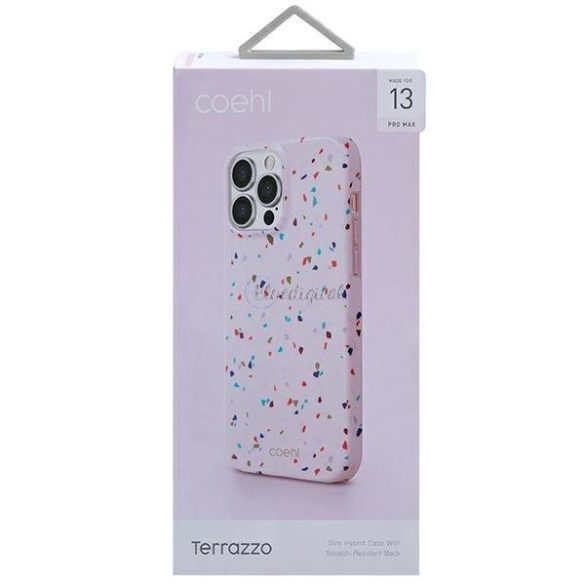 Uniq tok Coehl Terrazzo iPhone 13 Pro Max 6.7 "Rózsaszín / Blush Pink