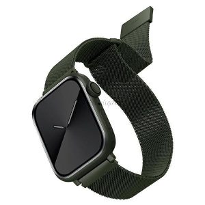 UNIQ Dante csereszíj Apple Watch 1/2/3/3/4/5/6/7/8/9/SE/SE2 38/40/41mm - zöld