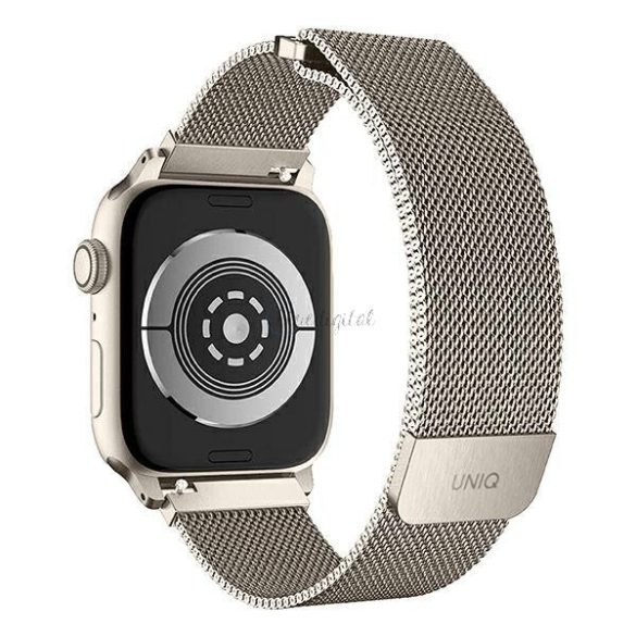 UNIQ Dante csereszíj Apple Watch 1/2/3/4/4/5/6/7/8/9/SE/SE2 42/44/45mm bézs