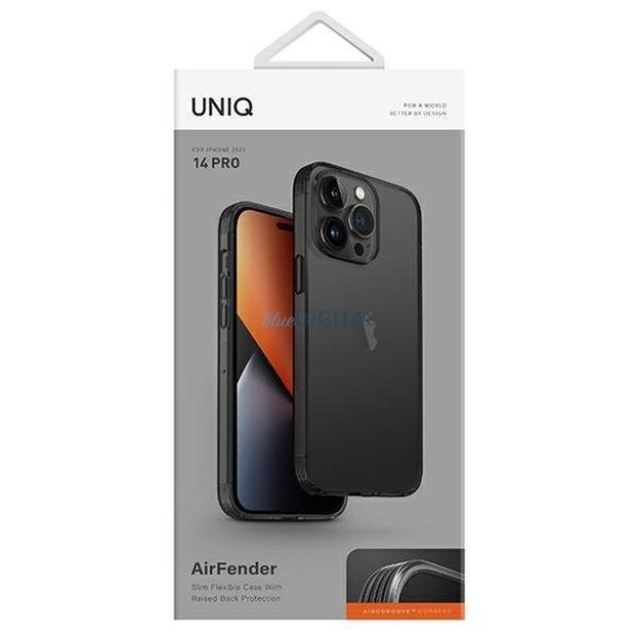 Uniq Case Air Fender iPhone 14 Pro 6.1 "szürke tok