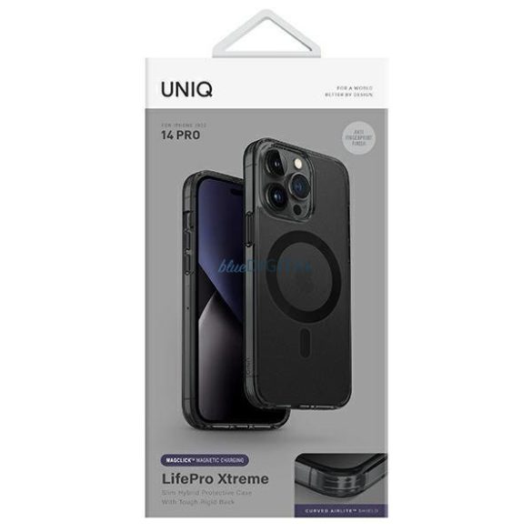 UNIQ etui LifePro Xtreme iPhone 14 Pro 6,1" Magclick töltő szürke