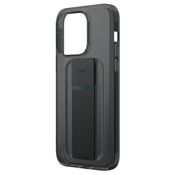 UNIQ etui Heldro Mount iPhone 14 Pro Max 6,7" szary/vapour smoke tartó