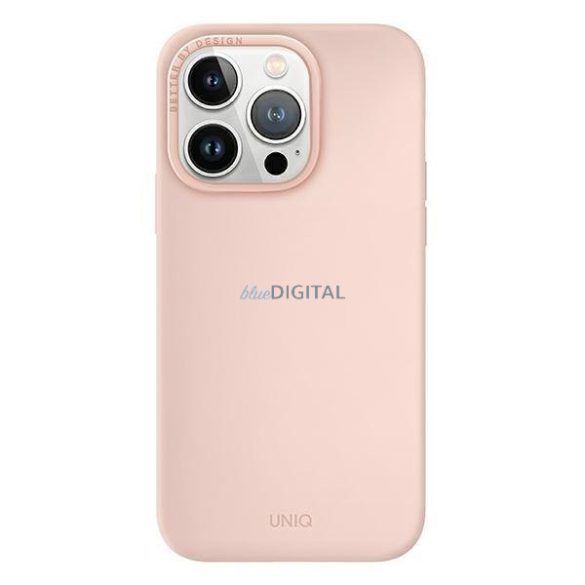 Uniq Case Lino Hue iPhone 14 Pro 6.1" Magclick Charging pirosas rózsaszín tok