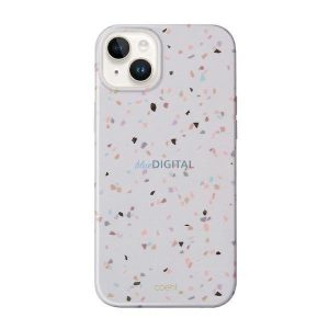 Uniq tok Coehl Terrazzo iPhone 14 Plus 6.7 "homok / homokkő" tok