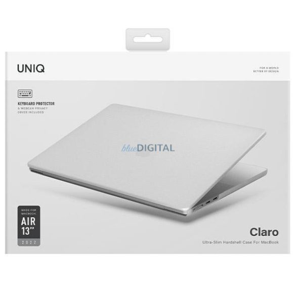 Uniq Case Claro MacBook Air 13 (2022) átlátszó matt tok
