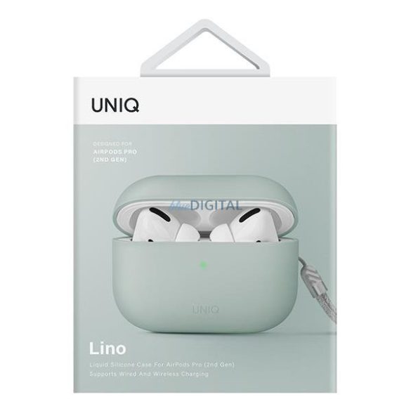 Uniq tok Lino AirPods Pro 2 gen szilikon menta/menta zöld