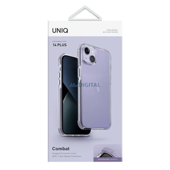 Uniq Combat tok iPhone 14 Plus 6,7" lila levendula