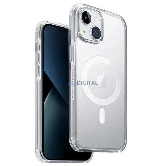 Uniq Combat tok iPhone 14 Plus 6.7" Magclick Charging átlátszó/galamb szatén átlátszó