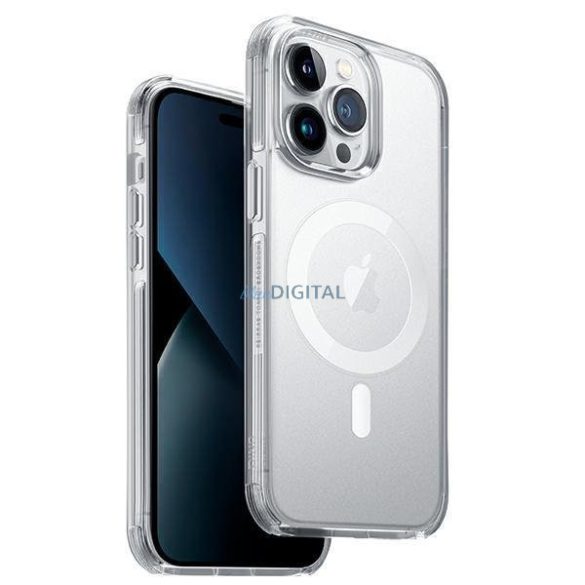 Uniq Combat tok iPhone 14 Pro 6.1" Magclick Charging átlátszó/galamb szatén átlátszó