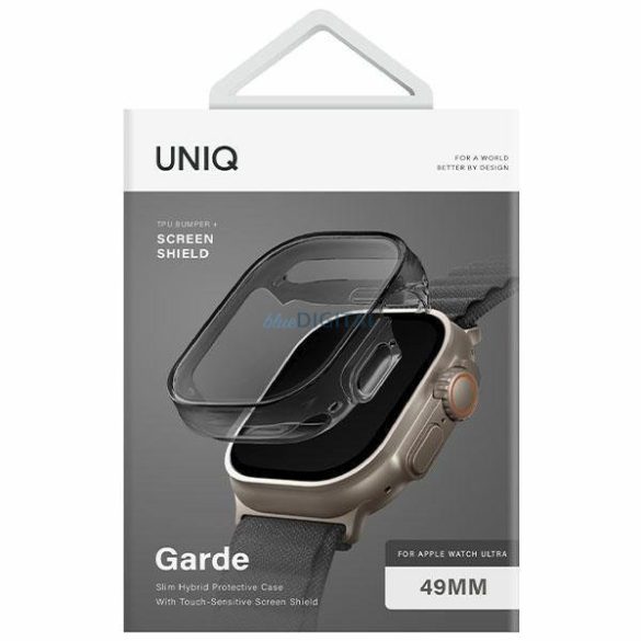 Uniq Garde Apple Watch Ultra 49mm-es szürke tok