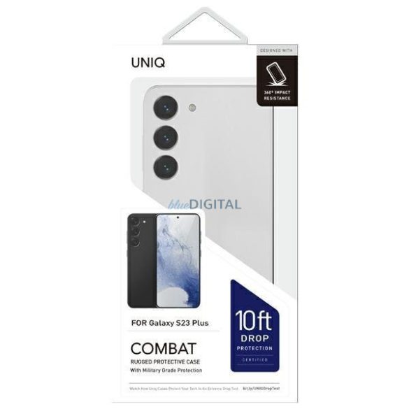 Uniq Case Combat Samsung Galaxy S23+ S916 Carbon fekete tok