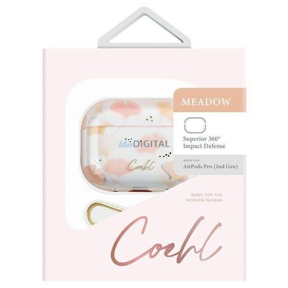 Uniq Case Coehl Meadow AirPods Pro 2 rózsaszín tok