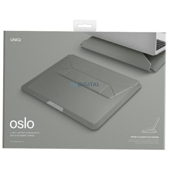 Uniq Oslo laptop Sleeve 14" tok - zöld