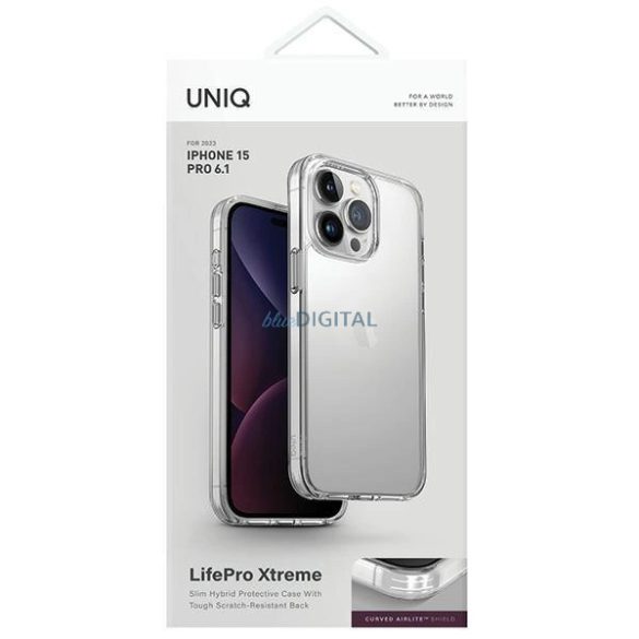UNIQ LifePro Xtreme MagSafe átlátszó tok iPhone 15 Pro