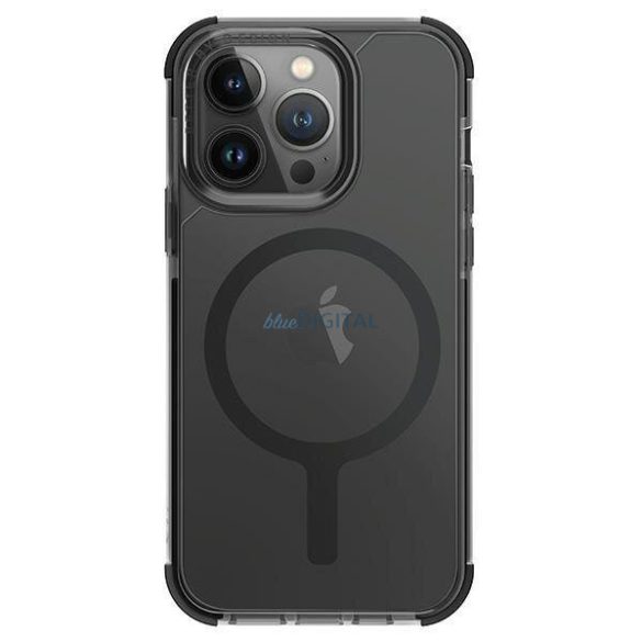 Uniq Combat iPhone 15 Pro 6.1" tok Magclick Charging fekete/Carbon fekete
