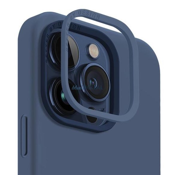 Uniq Lino Hue iPhone 15 Pro 6.1" tok Magclick Charging tengerészkék tok