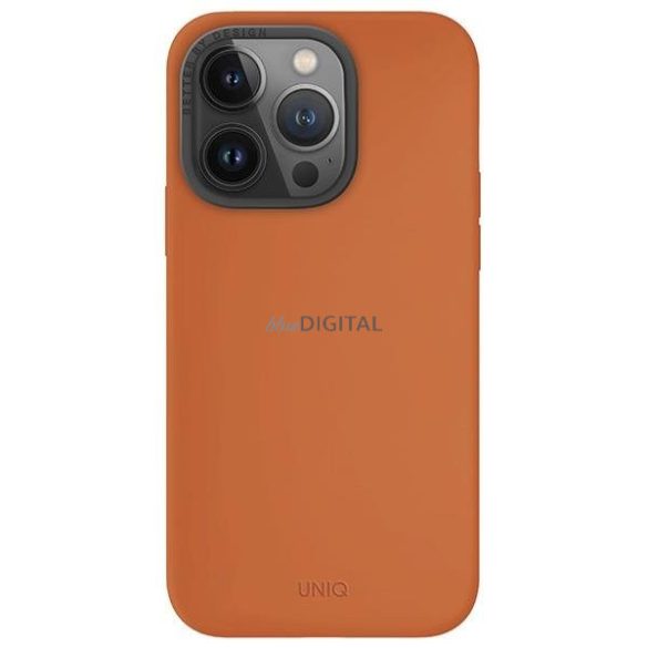 Uniq Lino Hue iPhone 15 Pro 6.1" tok Magclick Charging narancssárga