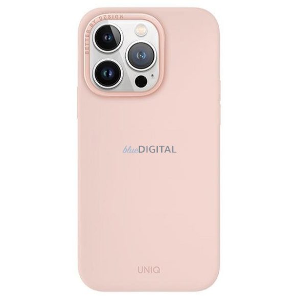 Uniq Lino Hue iPhone 15 Pro 6.1" tok Magclick Charging rózsaszín/pirosas rózsaszín tok