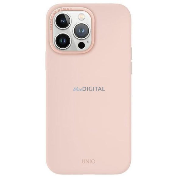 Uniq Lino Hue iPhone 15 Pro Max 6.7" tok Magclick Charging rózsaszín/pirosas rózsaszín
