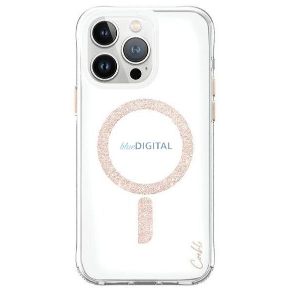 Uniq tok Coehl Glace iPhone 15 Pro 6.1" mágneses töltés rózsaszín-arany/rózsaarany