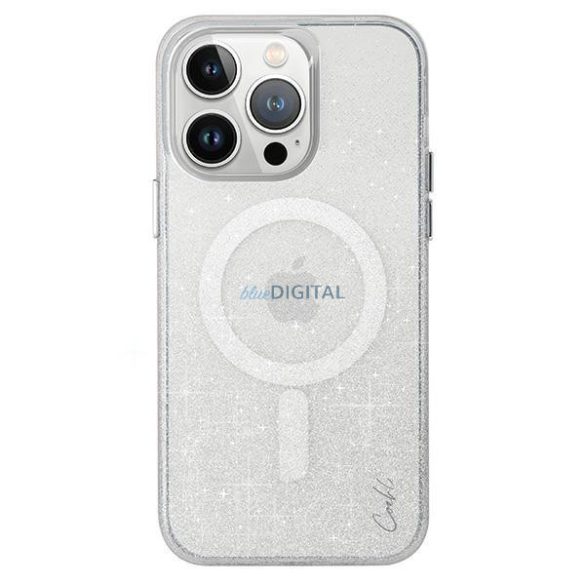 Uniq tok Coehl Lumino iPhone 15 Pro Max 6.7" mágneses töltés ezüst/csillogó ezüst