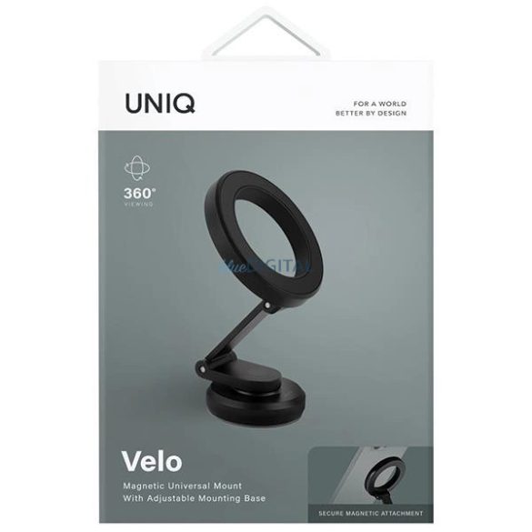 Uniq univerzális Velo mágneses tartó fekete/éjfekete
