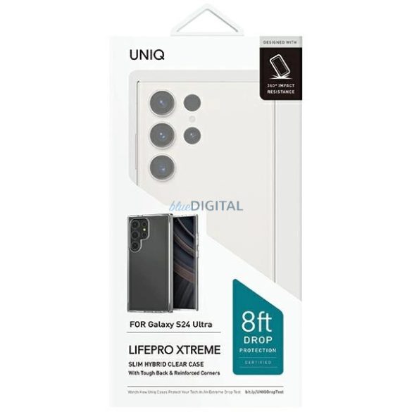 Uniq tok LifePro Xtreme Samsung S24 Ultra S928 átlátszó/kristály átlátszó