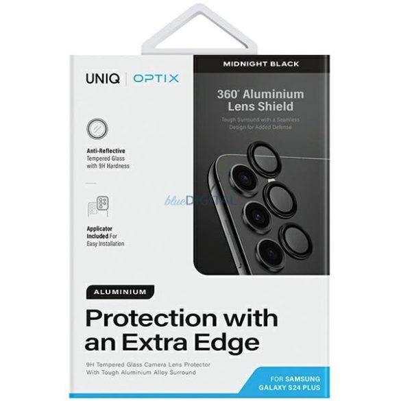 UNIQ Optix Aluminium Camera Lens Protector kamera lencse védő fólia Samsung Galaxy S24+