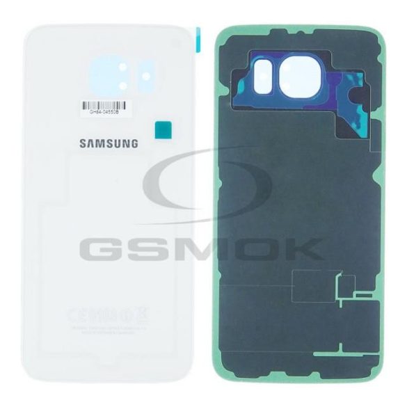 Akumulátor fedél SAMSUNG G920 GALAXY S6 FEHÉR GH82-09548B GH82-09549B GH82-09825B Eredeti szervízcsomag