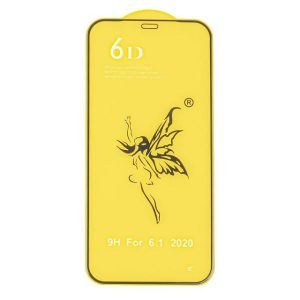 Iphone 12/12 Pro - Edzett Üveg Tempered Glass 0.3mm 5d Fekete Üvegfólia