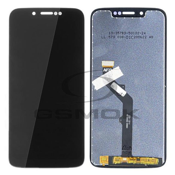 LCD + Érintőpanel Teljes Motorola Moto G7 Play Fekete No Logo