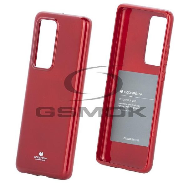 Mercury Color Pearl Jelly Huawei P40 Pro Piros Telefontok