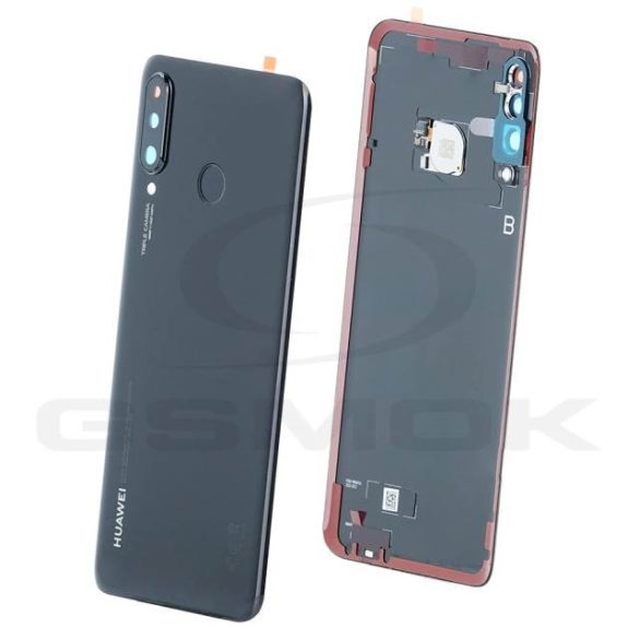 Akumulátor Fedél Huawei P30 Lite 48Mpix Mar-Lx1A Fekete 02352Rpv Eredeti Szervizcsomag