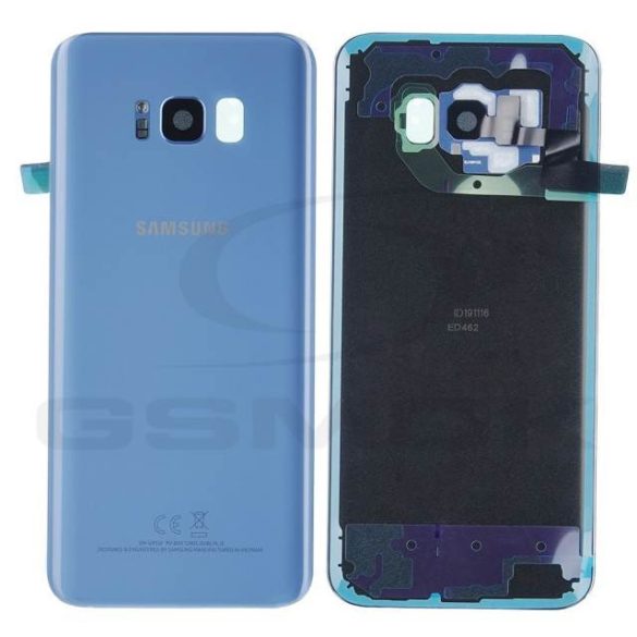 Akumulátor Fedél Samsung G955 Galaxy S8 Plus Kék Gh82-14015D Eredeti Szervizcsomag