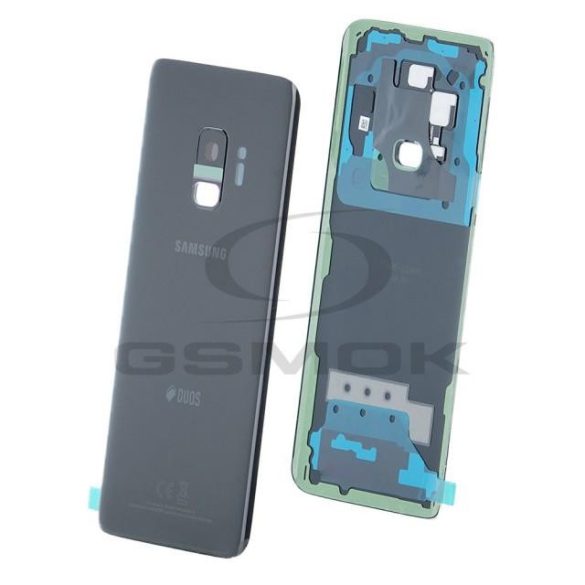 Akumulátor fedél SAMSUNG G960 GALAXY S9 DuoS fekete GH82-15875A Eredeti szervízcsomag