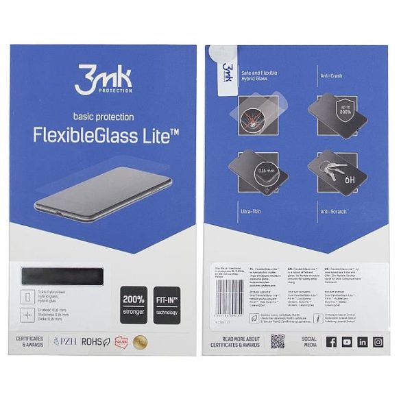 IPhone 6 6S - 3MK FLEXIBILIS üvegfólia