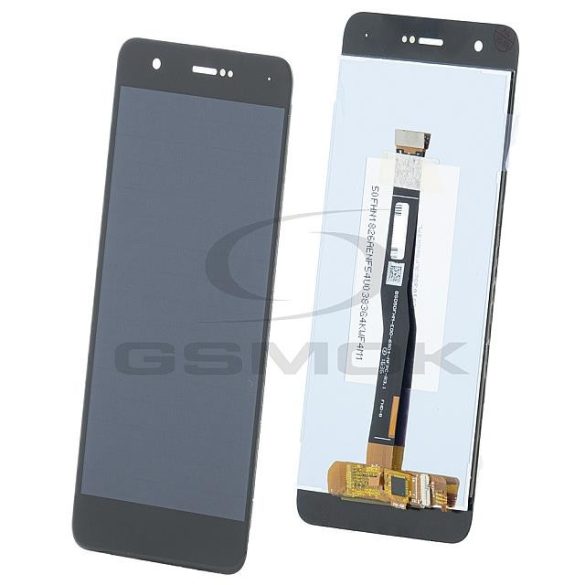 LCD + Érintőpanel teljes HUAWEI NOVA CAN-L01, L02 CAN-, CAN-L03, L11 CAN-, CAN-L12, L13 CAN-, CAZ-AL10 fekete 5.0 Cali NO LOGO