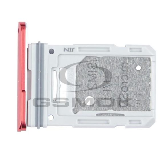 SIM-kártya és a memóriakártya-tartót SAMSUNG G780 GALAXY S20 FE CLOUD piros GH98-46007E [EREDETI]