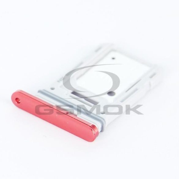 SIM-kártya és a memóriakártya-tartót SAMSUNG G780 GALAXY S20 FE CLOUD piros GH98-46007E [EREDETI]