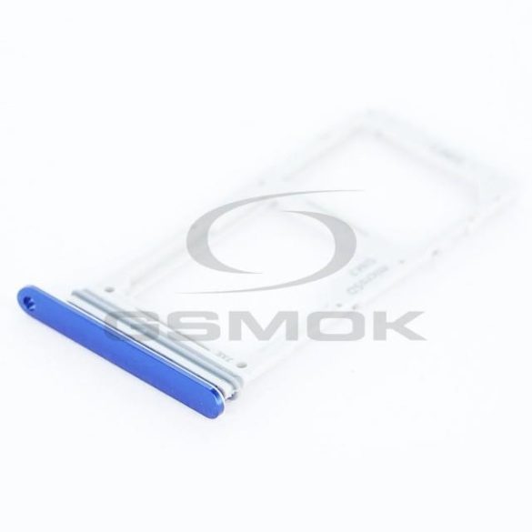 SIM-kártya és memóriakártya tartó Samsung G770 Galaxy S10 Lite Prism Kék GH98-44992C [Eredeti]