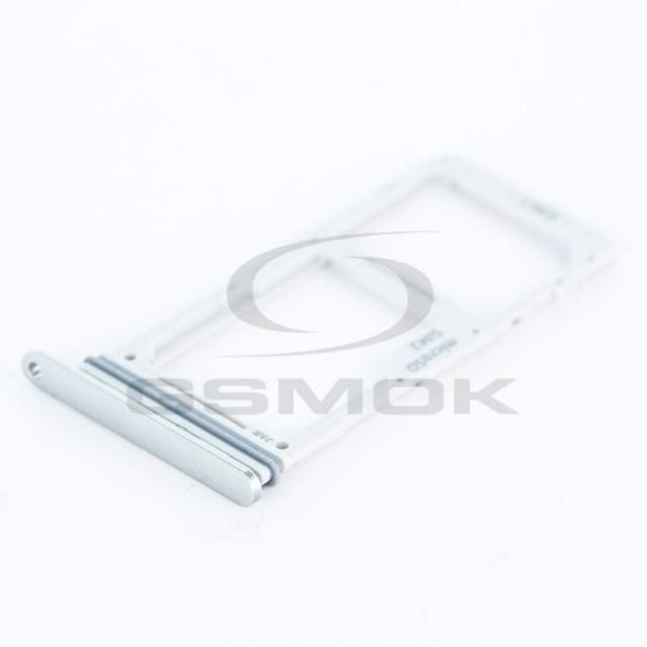 SIM kártya és memóriakártya tartó Samsung G770 Galaxy S10 Lite Prism fehér GH98-44992B [Original]