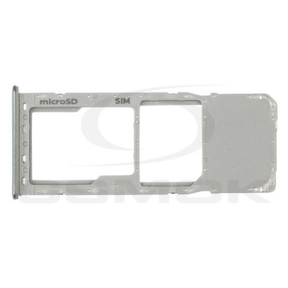 SIM kártya és memóriakártya tartó Samsung A505 Galaxy A50 fehér GH98-44071B [Original]