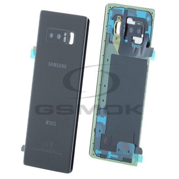 Akumulátor fedél SAMSUNG N950 Galaxy Note 8 DuoS fekete GH82-14985A Eredeti szervízcsomag