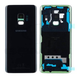Akumulátor Fedél Samsung G960 Galaxy S9 Fekete Gh82-15865A Eredeti Szervizcsomag
