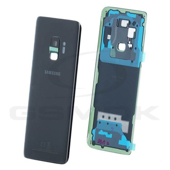 Akumulátor Fedél Samsung G960 Galaxy S9 Fekete Gh82-15865A Eredeti Szervizcsomag